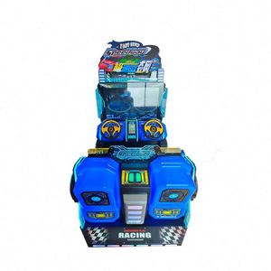 Nouvelle machine de jeu commerciale interactive parent-enfant 2024 à monnayeur pour aire de jeux intérieure, jeu de course automobile double rapide - Product Image 3