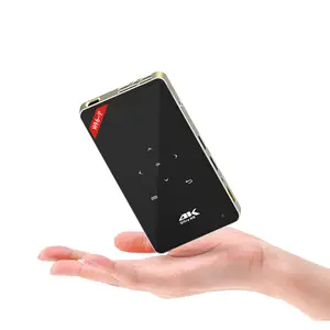 Venta al por mayor de la fábrica S905x 1gb 8gb Android 6,0 Smart Led H96-P 4K 3D Mini proyector de bolsillo
