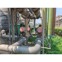 Usine d'extraction de gaz CO2 pour la production de CO2 liquide pur utilisé dans l'industrie des boissons gazeuses et de la bière