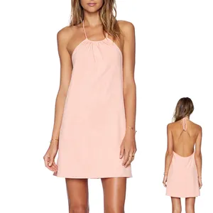 halter mini open back dress sex