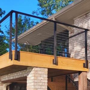 מותאם אישית נירוסטה מודרני להתאמה אישית של הודעות מעקה מעקה למרפסת וstair - Product Image 6