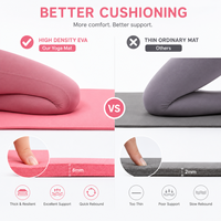 Tapete de Yoga OEM de EVA para Marcas de Fitness Personalizadas, Ligero, para Práctica de Pilates, Entrenamiento en Gimnasio y Suministro al por Mayor