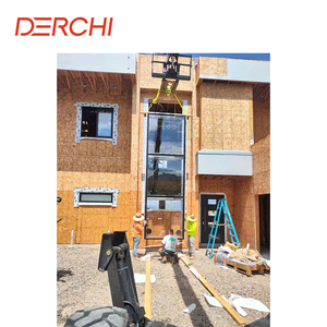 Hiện đại đôi kính đen nhôm Windows muỗi lưới bị hỏng cầu thiết kế ngang mở louver rèm cửa gấp màn hình - Product Image 6