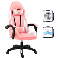 Chaise de jeu professionnelle personnalisée - Chaise de jeu ergonomique en cuir extensible pour ordinateur et voiture avec pivot à 360 degrés