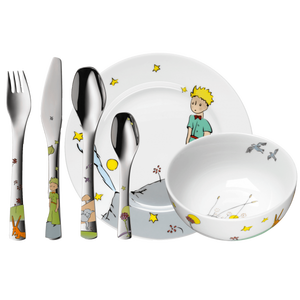 WMF Set Regalo Piccolo Principe con Incisione (6 pezzi) + Bavaglino con Nome - Product Image 5