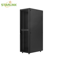 Armoire réseau Starlink Standard 32U 19 pouces pour centre de données avec porte en verre et ventilateurs de refroidissement