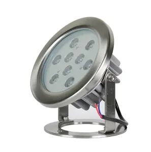 hentech underwater pool lights IP68 Stainless steel 304 9W adjustable