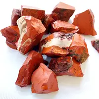 Pedras naturais atacadas, cristais de cura áspero pedra vermelha