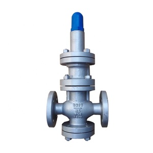 Válvula Reguladora de Acero al Carbono DN50 Tipo Pistón Piloto con Brida de Ajuste para Alta Temperatura - Product Image 1