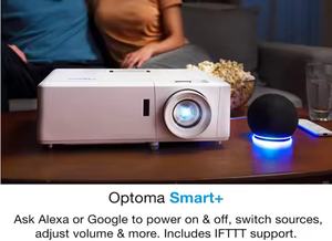 <span class=keywords><strong>Mini</strong></span> projecteur vidéo <span class=keywords><strong>Optoma</strong></span> UHZ50 4K 3840x2160p résolution supplémentaire DLP vidéo 16W haut-parleur large objectif 3D Sync Proyector - Product Image 3