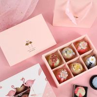 Manufacture Wholesale Custom Logo Food Kraft Paper Sushi Paper Boxes with Divider Ppaer Box