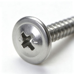 Edelstahl-Flachkopfschraube mit Kreuzschlitz und Unterlegscheibe, Selbstbohrende Dachbefestigungsschraube <span class=keywords><strong>HOTEK</strong></span> DIN7504 - Product Image 2