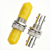 Adaptateur de fibre optique FTTH SM ST monomode/multimode en alliage de zinc, coupleur ST-ST