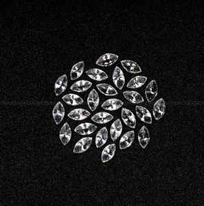 Anillo, Pendientes y Colgante de Diamante Cultivado en Laboratorio con Corte Marquise de 5.0 x 2.5 mm, Certificado IGI, Corte Único Antiguo - Product Image 4