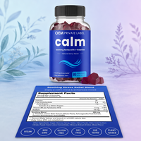 Gummies Apaisantes à l'Ashwagandha et à la L-Théanine - Complément Anti-Stress Végétalien à Base de Plantes pour Adultes, Vente en Gros