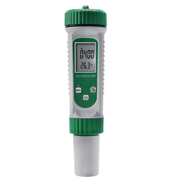 6 in 1 Water Quality Detector Multi-functional Water Source Measurement PH Meter Water Quality Testing Pen