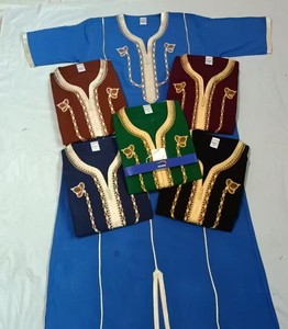 Qamis <span class=keywords><strong>Homme</strong></span> CCY, Kaftan Marocain Brodé Or, Djellaba Arabe, <span class=keywords><strong>Tenue</strong></span> de Prière Islamique pour l'Aïd, Ramadan, Arabie Saoudite, <span class=keywords><strong>Dubaï</strong></span>, Afrique - Product Image 2