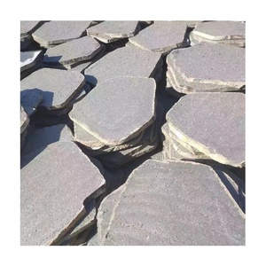 Pierre de sol <span class=keywords><strong>anti</strong></span>-dérapante en pierre <span class=keywords><strong>calcaire</strong></span> noire sur mesure pour la décoration de jardin - Product Image 5