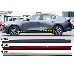 Kit de carrocería de faldón lateral de coche para <span class=keywords><strong>Mazda</strong></span> <span class=keywords><strong>3</strong></span> Axela 2019 2020 2021 2022 <span class=keywords><strong>2023</strong></span> 2024 accesorios exteriores Auto Kits estilo rojo blanco gris - Product Image 1