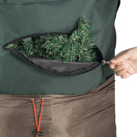Sac en matériel pour arbre de noël, Articles de jardin PE Oxford 600D, couverture pour sapin de noël