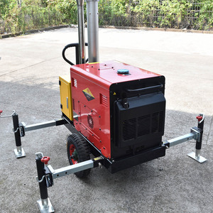 Portable Compact Manual Mast Metal Halide Lamp <b>Mobile</b> Light Tower GMLT4005A-0004 Portable <b>Generator</b> <b>Mobile</b> Light Tower Ma - Product Image 6