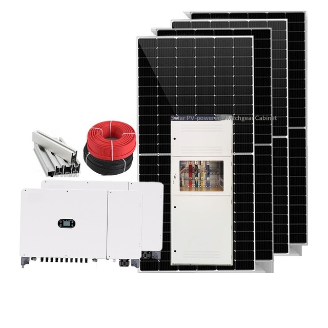 Factory Direct Sales Industrial Commercial Photovoltaic Power Station Philippines Vietnam Myanmar Factory 200KW Solar System