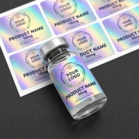 Etiquetas de Identificación Únicas para Viales de Vidrio de 3ml y 10ml para Péptidos y Cajas de Envío Personalizadas