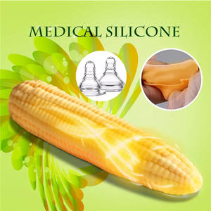 Silicone ricaricabile impermeabile G stimolatore a forma di clitoride cetriolo mais carota melanzane peperoncino a forma di frutto vibratore Dildo - Product Image 4