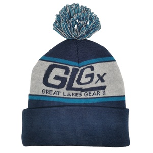 Chapeau d'hiver en tricot jacquard en acrylique personnalisé, badge en cuir brodé, <span class=keywords><strong>bonnet</strong></span> <span class=keywords><strong>pompon</strong></span> - Product Image 4