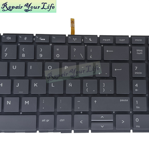 Teclado de ordenador portátil retroiluminado español LA Latin SP para HP Probook 450 <span class=keywords><strong>G6</strong></span> 450 G7 455 <span class=keywords><strong>G6</strong></span> 455 G7 <span class=keywords><strong>455R</strong></span> <span class=keywords><strong>G6</strong></span> <span class=keywords><strong>455R</strong></span> G7 teclado nuevo negro - Product Image 3
