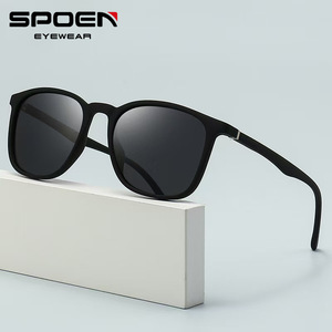 แว่นกันแดดโพลาไรซ์ SPOEN ทรงสี่เหลี่ยมขอบเต็ม UV400 สำหรับขับรถและเล่นกีฬา ใช้ได้ทั้งชายและหญิง - Product Image 1