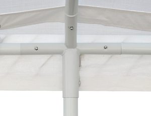 Tente extérieure de toit de voiture d'abri d'auto en PVC robuste de 10x20 pieds avec cadre en métal et en plastique pour garage de voiture et abri de bateau - Product Image 4