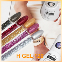 BD H120 Gel Polonais Convient Été Paillettes Shimmer Paillettes Hema/Tpo/Hpma Gratuit 120 Couleurs Usine Vente Une Couleur Une Bouteille