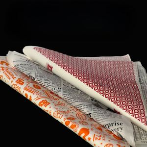 Papel para Envolver Alimentos al por Mayor de 12''*15.75'' con Logotipo Personalizado, Papel Antigrasa/Glassin/Kraft/PE Recubierto para Uso Industrial en Alimentos - Product Image 6