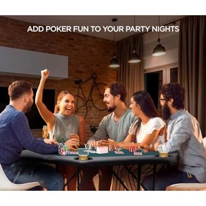 High Quality Cheap Poker <b>Table</b> Octagonal Customized New Style Lattice Strong Folding <b>Leg</b> Gambling Poker <b>Table</b> for Casino - Product Image 4