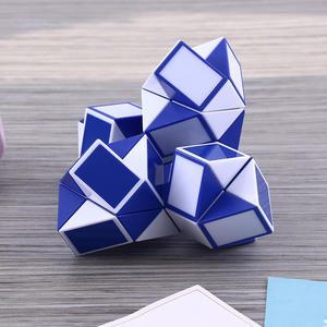 Rompecabezas de serpiente mágica de nieve de 48 piezas para niños, juguete educativo, juego de construcción de formas geométricas - Product Image 3