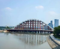 Puente de Arco de Acero de Alta Resistencia para Proyectos de Construcción de Carreteras y Ferrocarriles