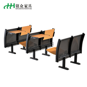 Conjunto de mesa y sillas metálicas para aula escolar y uso en exteriores Mingzhong Furniture Row Of Chairs MG-P186H - Product Image 2