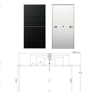 Panneau solaire Longi All Black 590-600W, cellules de 182 mm, haute efficacité, pour installation sur toiture commerciale - Product Image 3