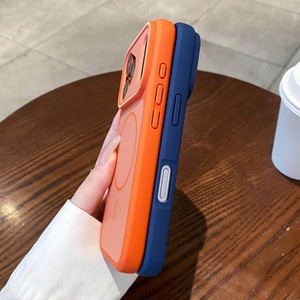 Nueva Funda Magnética Mate para Teléfono Móvil, Protección Contra Impactos, para iPhone 17 Pro Max, 16 Plus, 15, 14, Venta al Por Mayor - Product Image 3