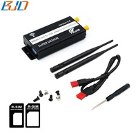 Adaptateur sans fil USB 3.0 Type-A vers M.2 B-Key avec 1 emplacement pour carte SIM, 2 antennes + étui de protection pour module modem 3G 4G LTE GSM WWAN