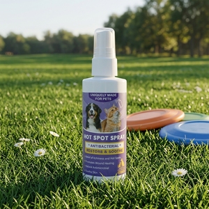 Spray OEM ODM <span class=keywords><strong>per</strong></span> Animali Domestici con HOCl, Antibatterico, <span class=keywords><strong>per</strong></span> Guarigione Ferite, Ripristino e Sollievo dalla Prurito, Senza Steroidi, Sicuro da Lisciare, <span class=keywords><strong>per</strong></span> Cani e <span class=keywords><strong>Gatti</strong></span> - Product Image 1