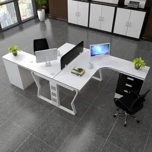 Современная прочная офисная мебель нового дизайна, офисный стол на 4-6 человек