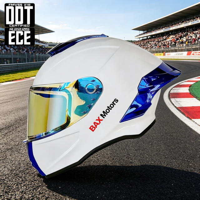 Factory Wholesale Full Face Motorbike Helmet 2026 New Style ABS Shell DOT Certified Breathable Motorcycle Helmet
