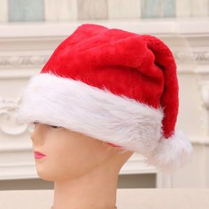 Chapeau de Noël, extra large et épais, de très haute qualité, chapeau en peluche longue, pour adultes et enfants. - Product Image 1