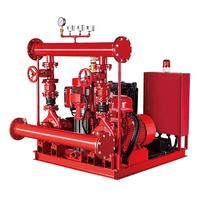 Ensemble de pompes incendie diesel-électriques à double alimentation, haute pression, haut débit, pour système d'incendie à gicleurs de bâtiment, prix de la pompe à eau diesel