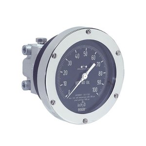 Manomètre différentiel WiKA 4,5 pouces 0-100 In Wc pour usage industriel - Product Image 1