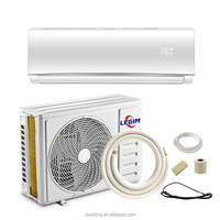 Climatiseur mural split 12000 BTU pour usage domestique et extérieur, avec Wi-Fi, technologie DC Inverter et ailettes dorées, écoénergétique