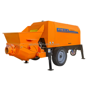 Diesel/bomba concreta móvel pequena da máquina concreta portátil diesel/elétrica da bomba para a construção - Product Image 1