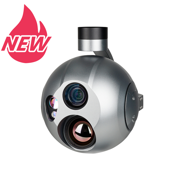A20KTR 3-axis Gimbal Payload Camera with 4K EO + 3K LRF and AI Tracking Function